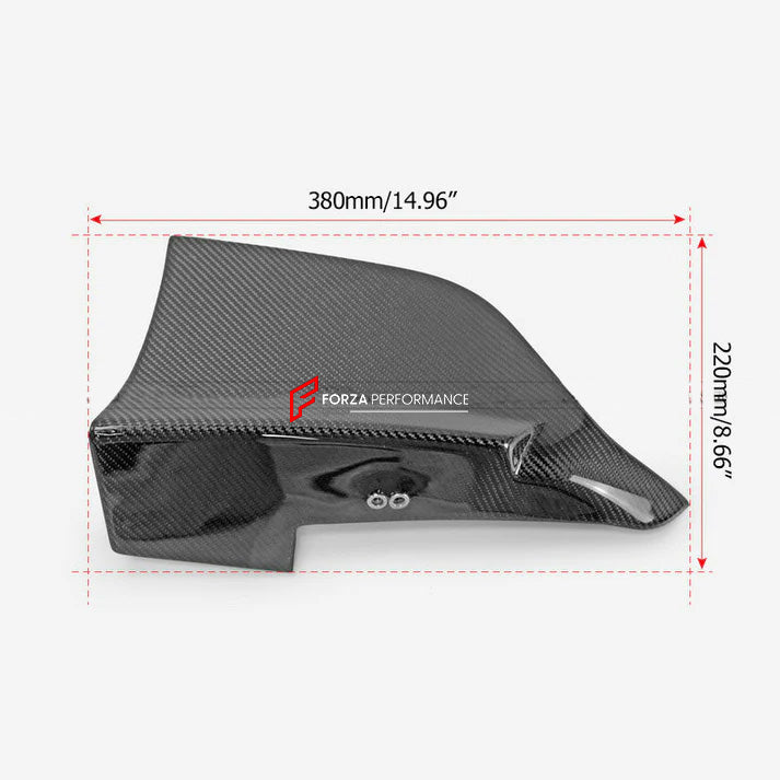 DRY CARBON REAR DIFFUSER SIDE CANARDS for TOYOTA GR SUPRA A90 2019+

Set includes:

Canards

Material: Dry Carbon

NOTE: Professional installation is required.

Why “Contact Us for Pricing”?

We don’t display fixed prices because our goal is to offer you the most competitive deal possible. Product costs often decrease over time, and by requesting a quote, you’ll receive our most up-to-date price on market.

SECURED PAYMENT METHODS&nbsp;
PayPal (+4.4% fee)
Visa / Mastercard / American Express (through PayPal