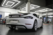 DRY CARBON REAR DUCK SPOILER for PORSCHE 718 982 2016+

Set includes:

Rear Duck Spoiler

Material: Dry Carbon

Note: Professional installation is required