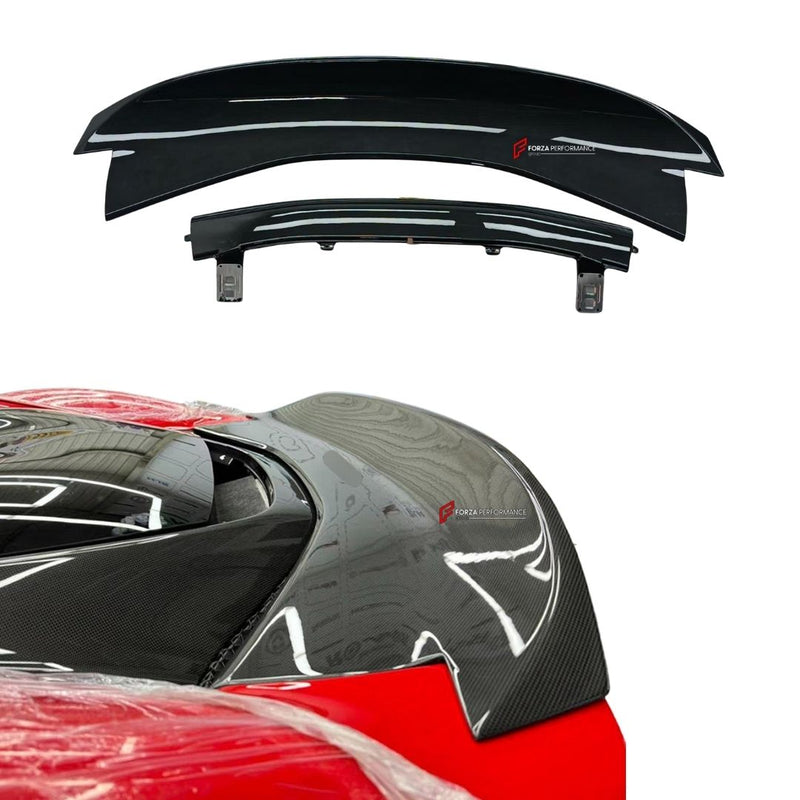 DRY CARBON REAR DUCKTAIL SPOILER for FERRARI 296 F171 GTS GTB 2022+