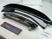 DRY CARBON REAR DUCKTAIL SPOILER for FERRARI 296 F171 GTS GTB 2022+ FORZA PERFORMANCE custom fit Novitec Style

Set includes:
Rear Ducktail Spoiler
Ducktail Spoiler Base

Material: Dry Carbon

NOTE: Professional installation is required.