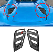 DRY CARBON REAR ENGINE AIR INTAKE VENT COVER for FERRARI 488 PISTA SPIDER 2018 - 2020

Set includes:

Air Vent Covers

Material: Carbon Fiber

NOTE: ;Professional installation is required