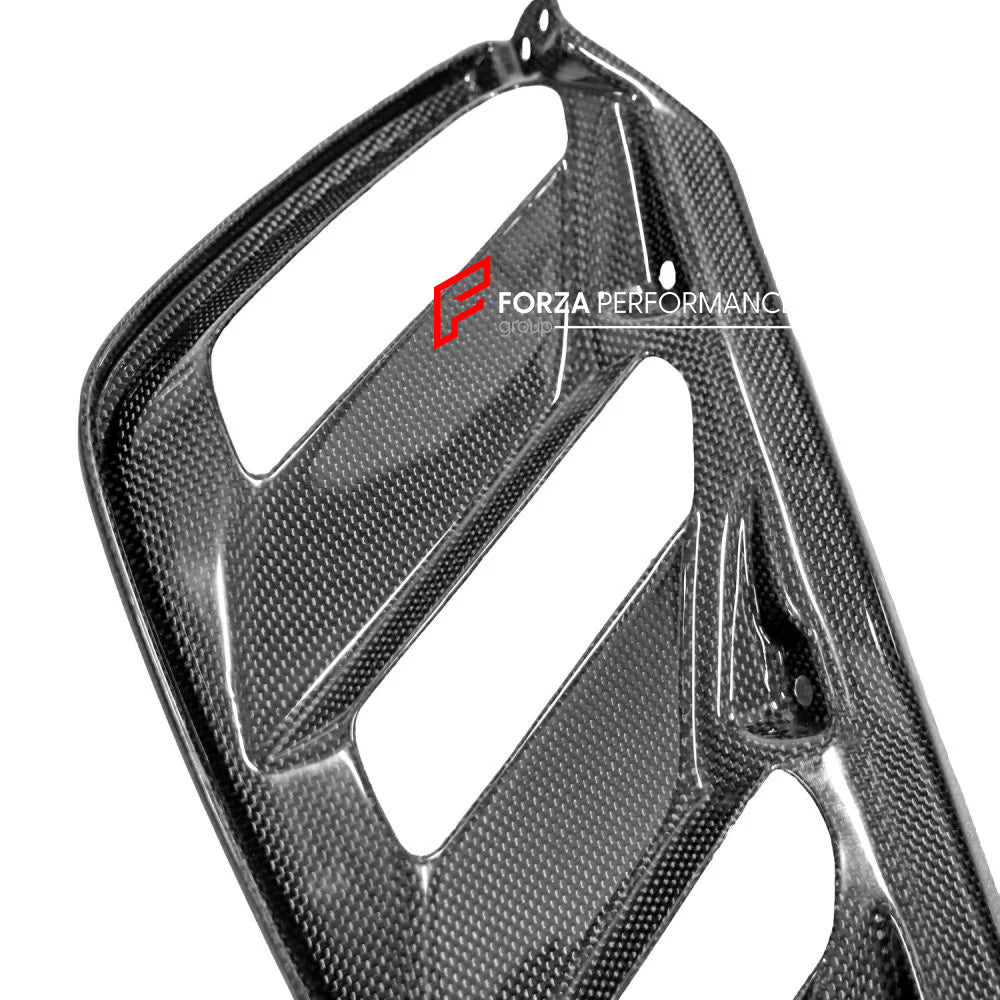 DRY CARBON REAR ENGINE AIR INTAKE VENT COVER for FERRARI 488 PISTA SPIDER 2018 - 2020

Set includes:

Air Vent Covers

Material: Carbon Fiber

NOTE: ;Professional installation is required