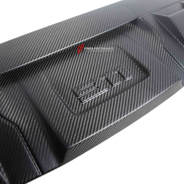 DRY CARBON REAR ENGINE COVER WITH LIGHT FOR PORSCHE 911 992