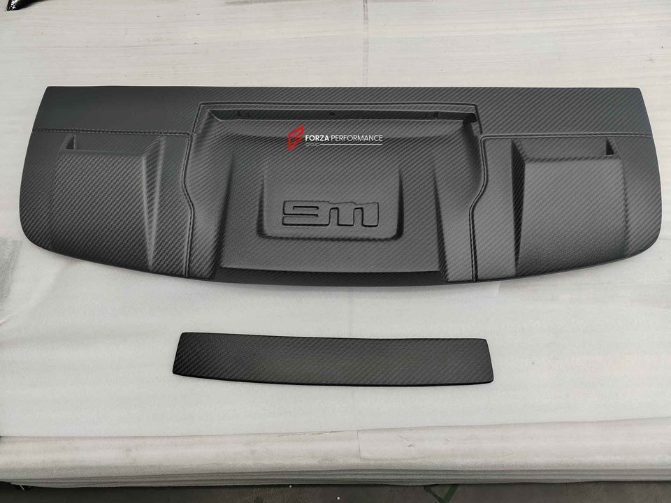 DRY CARBON REAR DECK LID ENGINE COVER AIR VENT for PORSCHE 911 992.1 C