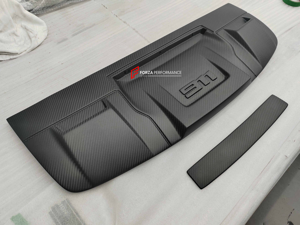 DRY CARBON REAR DECK LID ENGINE COVER AIR VENT for PORSCHE 911 992.1 C