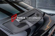 DRY CARBON REAR ENGINE LID for PORSCHE 911 992 2019 - 2024 upgrade to GT3 TOURING Forza Performance custom fit buy dry carbon rear engine lid