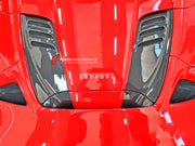 DRY CARBON REAR ENGINE VENT COVER for FERRARI FERRARI F8 2019 - 2022
Set includes:

Rear Engine Vent Cover
Material: Dry Carbon

NOTE: Professional installation is required.