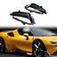 DRY CARBON REAR FENDER AIR INTAKE COVERS for FERRARI SF90 STRADALE SPIDER 2019+ FORZA PERFORMANCE custom fit Mansory Style

Set includes:
Rear Fender Air Intake Covers

Material: Dry Carbon

NOTE: Professional installation is required.
