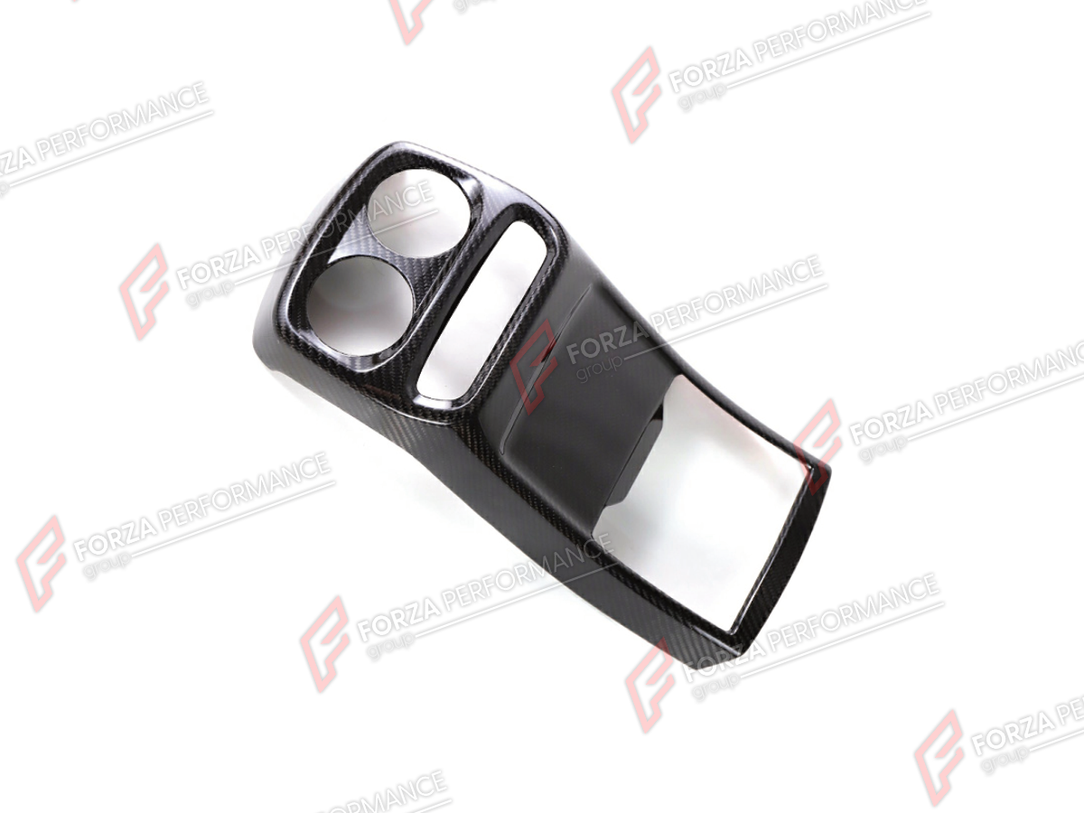 DRY CARBON REAR CENTER CONSOLE AIR VENT COVER for MERCEDES-BENZ G-CLASS W464 G63 G350 G350D G400D G500 G550 2019 - 2024 FORZA PERFORMANCE custom fit B11 Style

Set includes:
Rear Center Console Air Vent Cover

Material: Dry Carbon

NOTE: Professional installation is required.