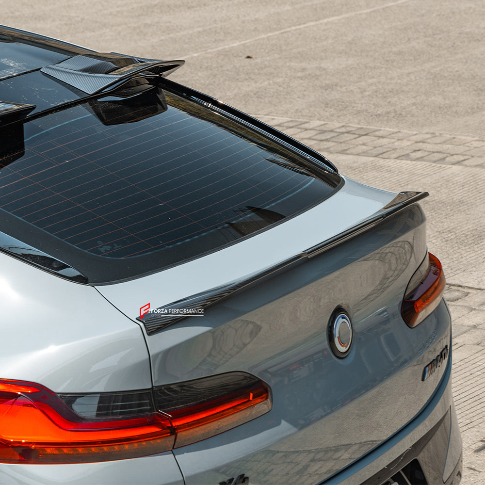 AUTHENTIC SOOQOO DRY CARBON REAR SPOILER for BMW X4M F98 LCI 2022+

Set includes:

Rear Spoiler

Material: Prepreg Carbon

Note: Professional installation is required