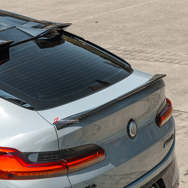 AUTHENTIC SOOQOO DRY CARBON REAR SPOILER for BMW X4M F98 LCI 2022+