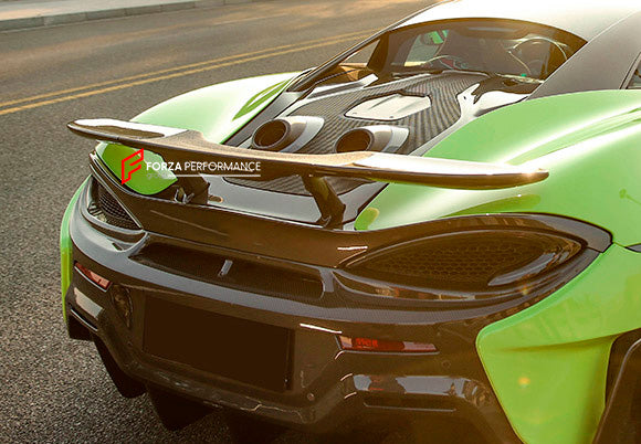 DRY CARBON REAR SPOILER for MCLAREN 540C 570S 570GT upgrade to 600LT