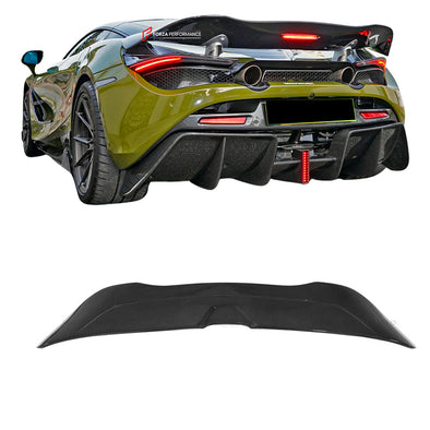 DRY CARBON REAR SPOILER for MCLAREN 720S 2017 - 2023

Set includes:

Rear Spoiler

Material: Carbon Fiber

Note: Professional installation is required

CONTACT US FOR PRICING