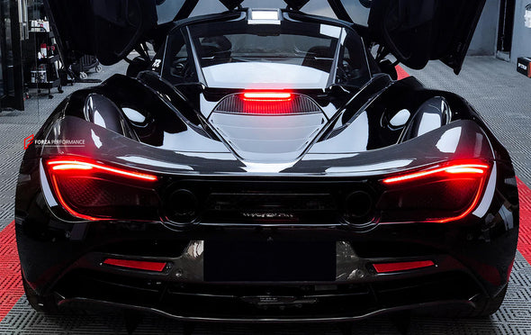 DRY CARBON REAR SPOILER for MCLAREN 720S 2017 - 2023

Set includes:

Rear Spoiler

Material: Carbon Fiber

Note: Professional installation is required

CONTACT US FOR PRICING