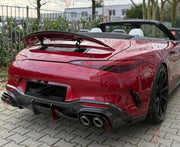 DRY CARBON REAR SPOILER for MERCEDES BENZ SL43 SL63 2022+ FORZA PERFORMANCE Custom Fit
Set includes:

Rear Spoiler
Material: Dry Carbon

NOTE: Professional installation is required.

Why “Contact Us for Pricing”?
We don’t display fixed prices because our goal is to offer you the most competitive deal possible. Product costs often decrease over time, and by requesting a quote, you’ll receive our most up-to-date price on market.

SECURED PAYMENT METHODS
PayPal (+4.4% fee)
Visa / Mastercard / American Express 