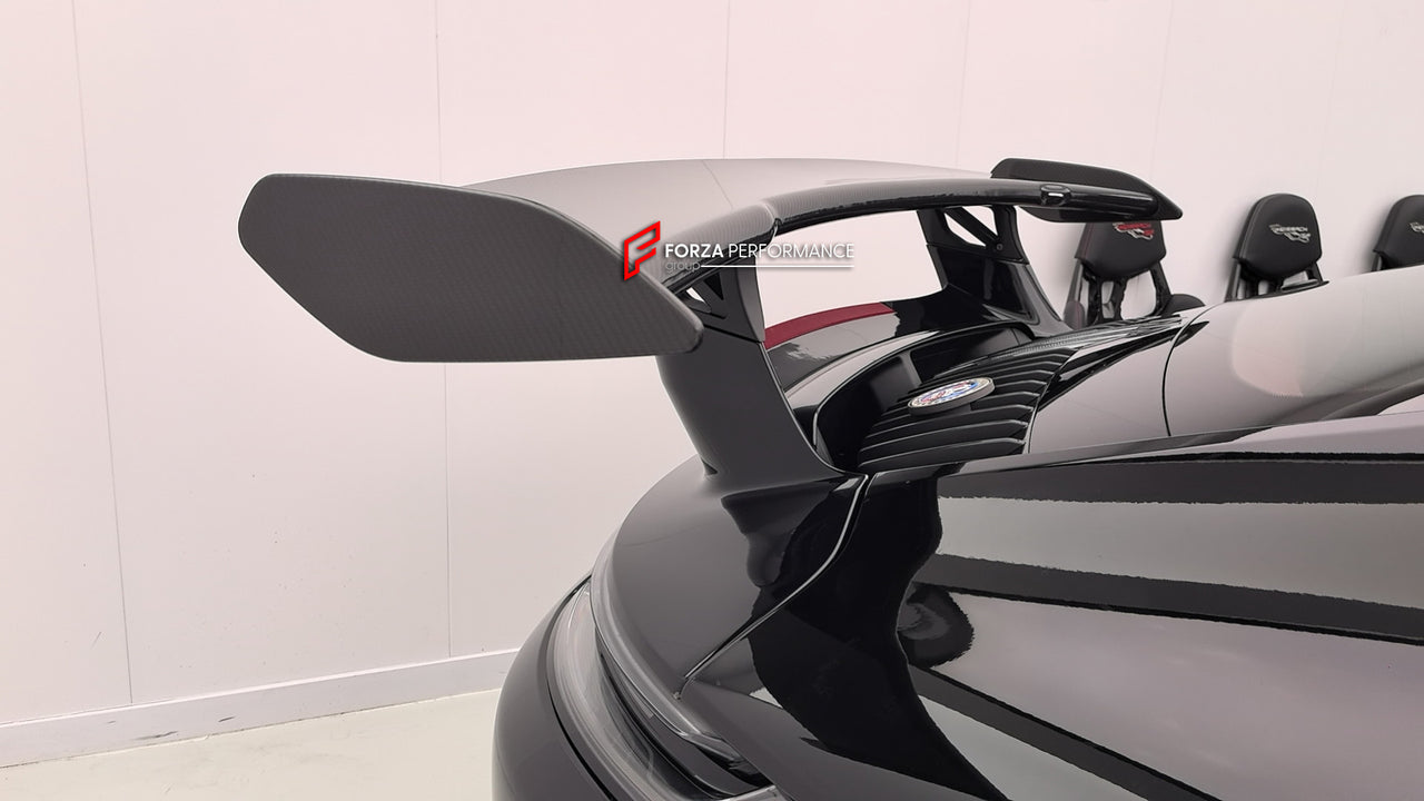 DRY CARBON REAR SPOILER for PORSCHE 911 992.1 CARRERA 2019 - 2024 upgade to SPORT DESIGN

Set includes:

Rear Spoiler

Rear Duck Spoiler


Material: Dry Carbon

NOTE: Professional installation is required.