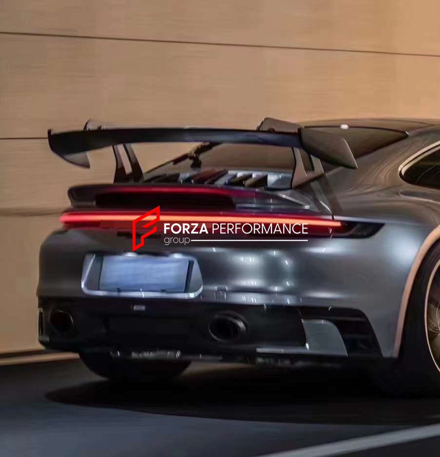 Brabus 992 Rear Spoiler CONVERSION UPGRADE CARBON REAR WING SPOILER for PORSCHE 911 992.1 CARR ...