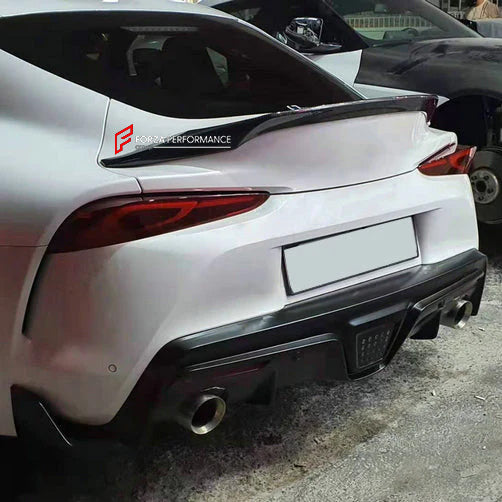 DRY CARBON REAR SPOILER for TOYOTA GR SUPRA A90 2019+

Set includes:

Rear Spoiler

Material: Dry Carbon

NOTE: Professional installation is required.

Why “Contact Us for Pricing”?

We don’t display fixed prices because our goal is to offer you the most competitive deal possible. Product costs often decrease over time, and by requesting a quote, you’ll receive our most up-to-date price on market.

SECURED PAYMENT METHODS&nbsp;
PayPal (+4.4% fee)
Visa / Mastercard / American Express (through PayPal)

Bank W