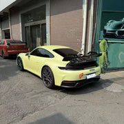 CONVERSION DRY CARBON REAR SPOILER WING for PORSCHE 911 992.1 2019 - 2025 UPGRADE to GT3 2022 - 2024

Set includes:

Rear Spoiler Wing
Engine Lid
Material: Dry Carbon

Note: Professional installation is required.