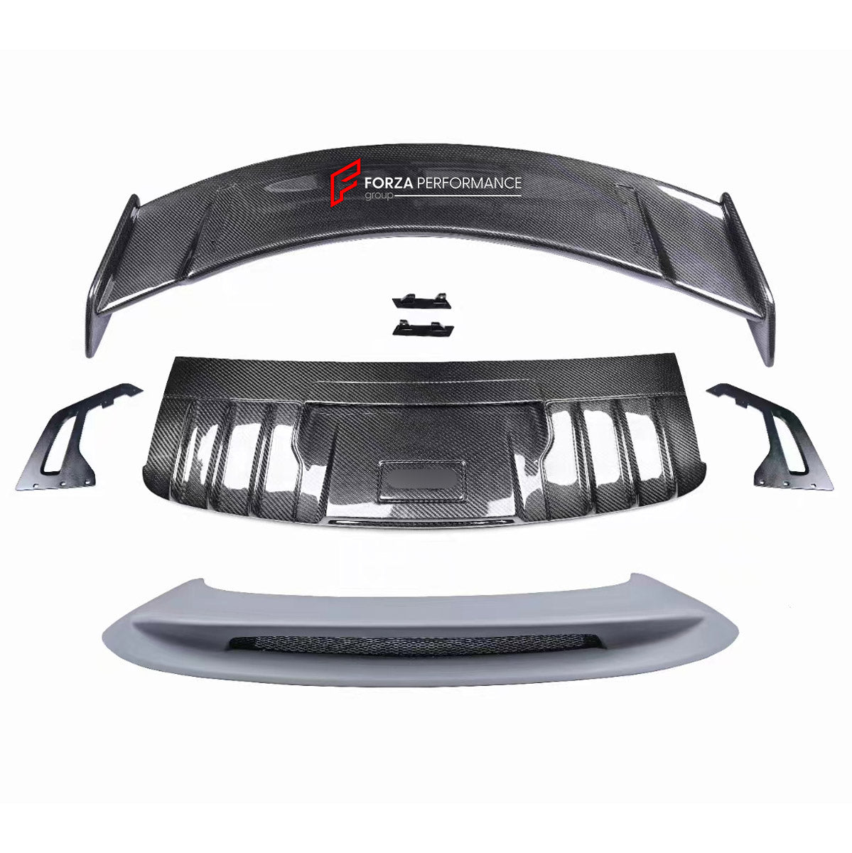 CONVERSION DRY CARBON REAR SPOILER WING for PORSCHE 911 992.1 2019 - 2025 UPGRADE to GT3 2022 - 2024

Set includes:

Rear Spoiler Wing
Engine Lid
Material: Dry Carbon

Note: Professional installation is required.