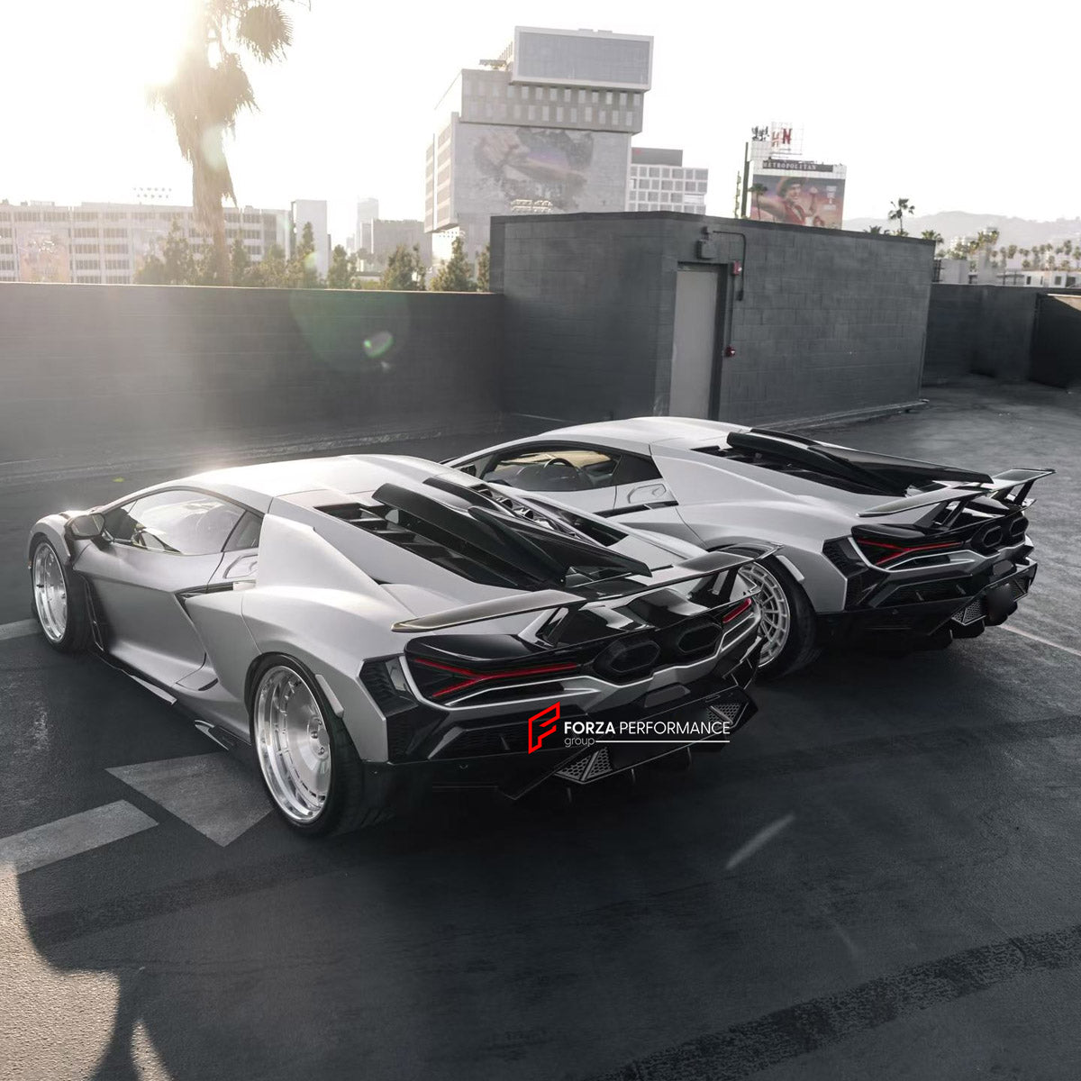 DRY CARBON REAR SPOILER WING AND ENGINE COVER for LAMBORGHINI REVUELTO 2023+ FORZA PERFORMANCE custom fit 1016 Industries Style

Set includes:
Rear Spoiler Wing
Engine Cover

Material: Dry Carbon

NOTE: Professional installation is required.