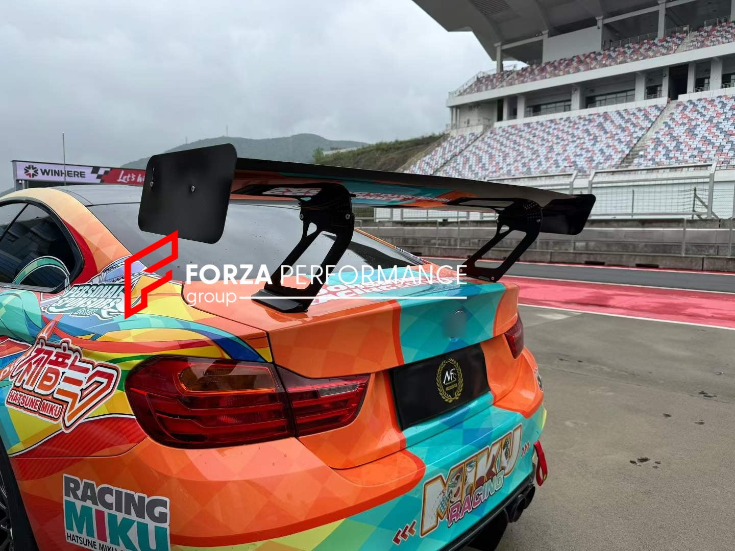 DRY CARBON REAR SPOILER WING for BMW M4 F82 2014 - 2020 Forza Performance custom fit buy dry carbon rear spoiler wing