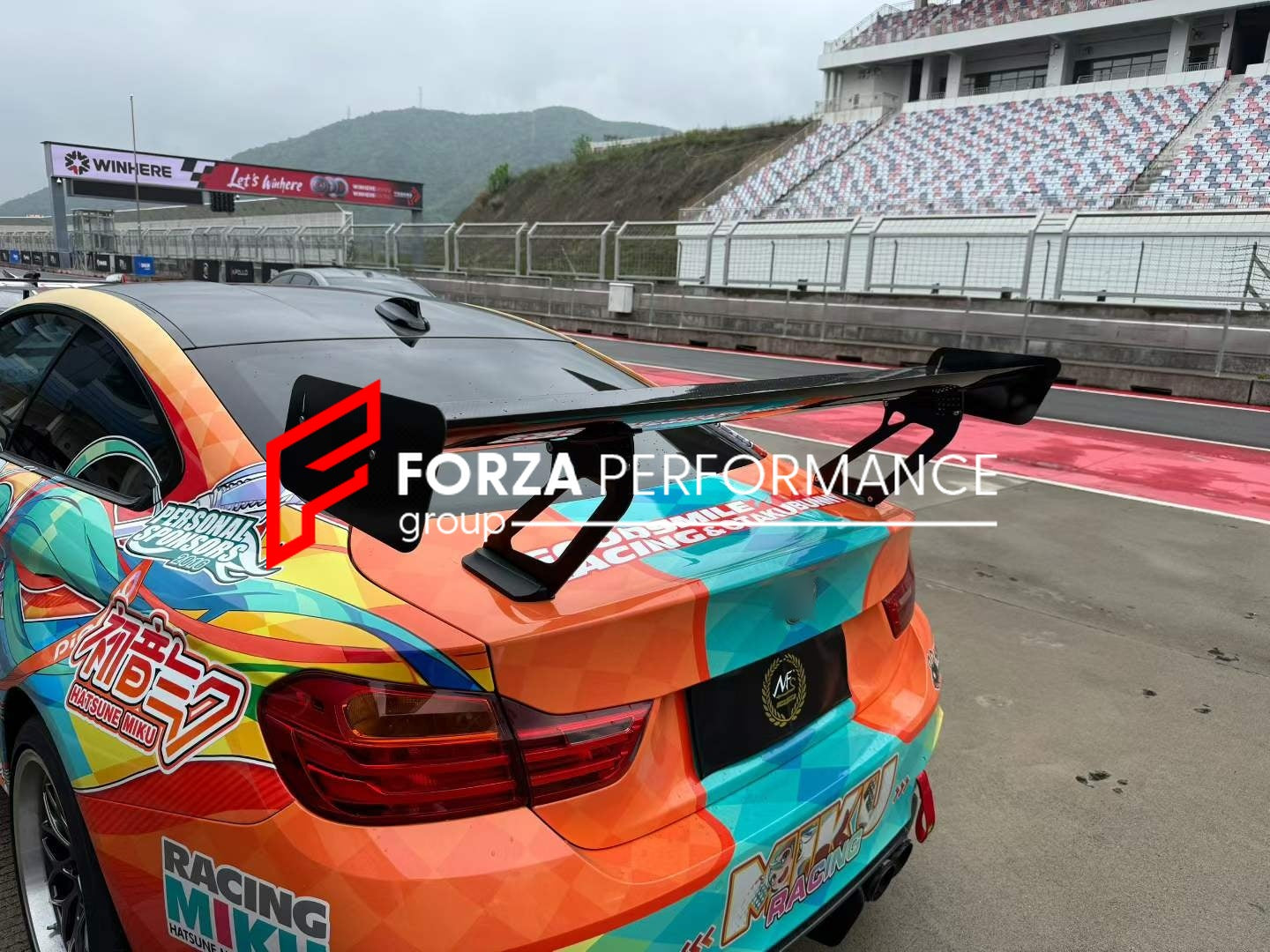 DRY CARBON REAR SPOILER WING for BMW M4 F82 2014 - 2020 Forza Performance custom fit buy dry carbon rear spoiler wing