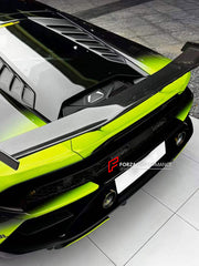 DRY CARBON REAR SPOILER WING for LAMBORGHINI HURACAN EVO 2019 - 2024

Set includes:
Rear Spoiler Wing

Material: Dry Carbon

NOTE: Professional installation is required.