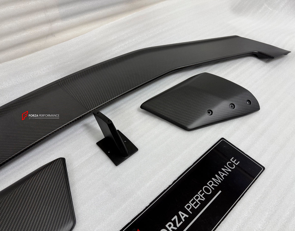 DRY CARBON REAR SPOILER WING for LAMBORGHINI REVUELTO 2023+ FORZA PERFORMANCE Vorsteiner
Set includes:

Rear Spoiler Wing
Material: Dry Carbon

NOTE: Professional installation is required.