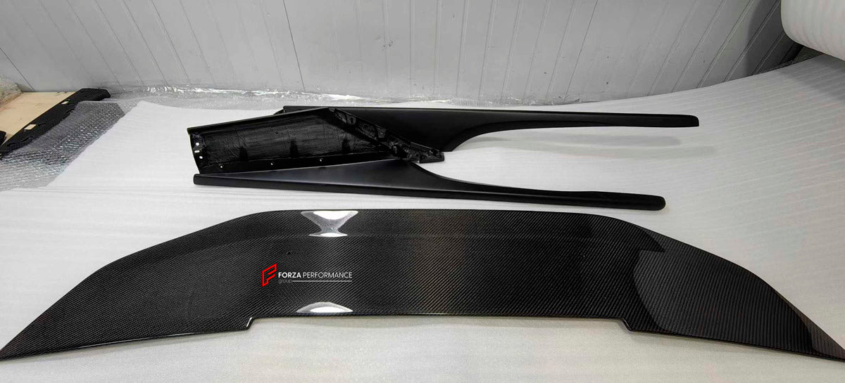 DRY CARBON REAR SPOILER WING for MCLAREN ARTURA 2021+ FORZA PERFORMANCE Novitec
Set includes:

Rear Spoiler Wing
Material: Dry Carbon

NOTE: Professional installation is required.