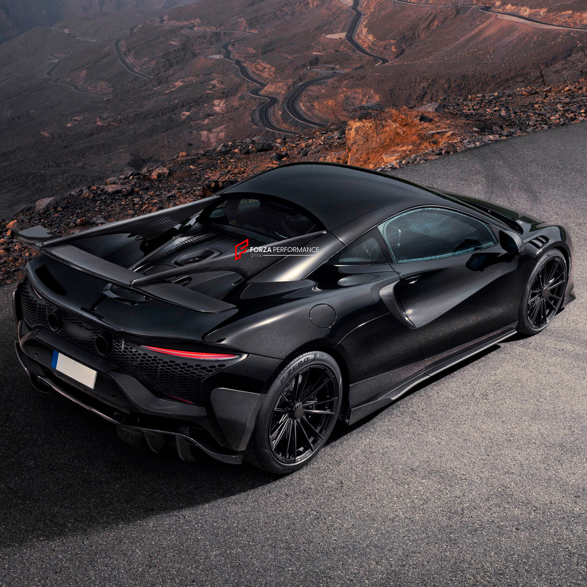 DRY CARBON REAR SPOILER WING for MCLAREN ARTURA 2021+ FORZA PERFORMANCE Novitec
Set includes:

Rear Spoiler Wing
Material: Dry Carbon

NOTE: Professional installation is required.