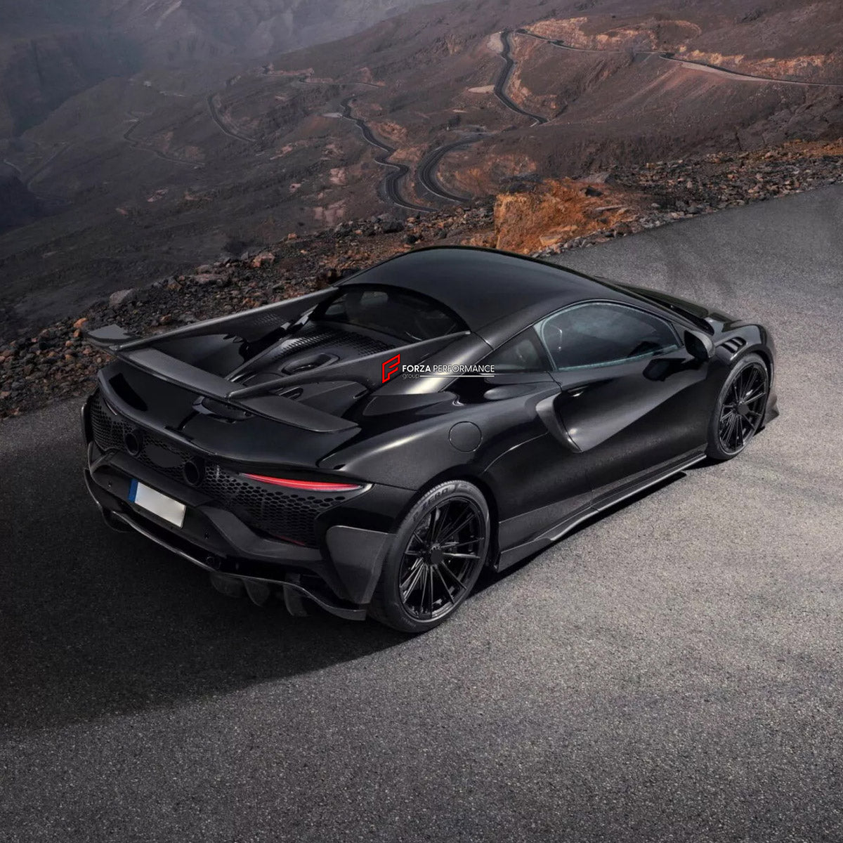 DRY CARBON REAR SPOILER WING for MCLAREN ARTURA 2021+ FORZA PERFORMANCE Novitec
Set includes:

Rear Spoiler Wing
Material: Dry Carbon

NOTE: Professional installation is required.