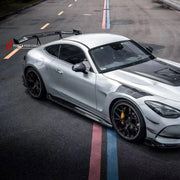 DRY CARBON REAR SPOILER WING for MERCEDES-BENZ AMG GT55 GT63 C192 2024+

Set includes:
Rear Spoiler Wing

Material: Dry Carbon

NOTE: Professional installation is required.