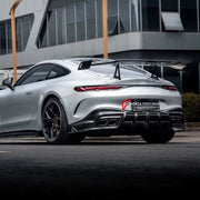 DRY CARBON REAR SPOILER WING for MERCEDES-BENZ AMG GT55 GT63 C192 2024+

Set includes:
Rear Spoiler Wing

Material: Dry Carbon

NOTE: Professional installation is required.