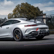 DRY CARBON REAR SPOILER WING for MERCEDES-BENZ AMG GT55 GT63 C192 2024+

Set includes:
Rear Spoiler Wing

Material: Dry Carbon

NOTE: Professional installation is required.