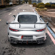 DRY CARBON REAR SPOILER WING for MERCEDES-BENZ AMG GT55 GT63 C192 2024+

Set includes:
Rear Spoiler Wing

Material: Dry Carbon

NOTE: Professional installation is required.