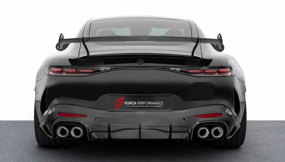 Dry Carbon Rear Spoiler Wing for Mercedes Benz AMG W192 GT50 GT63 2024+
Set includes:

Rear Spoiler Wing
Material: Dry Carbon

NOTE: Professional installation is required.