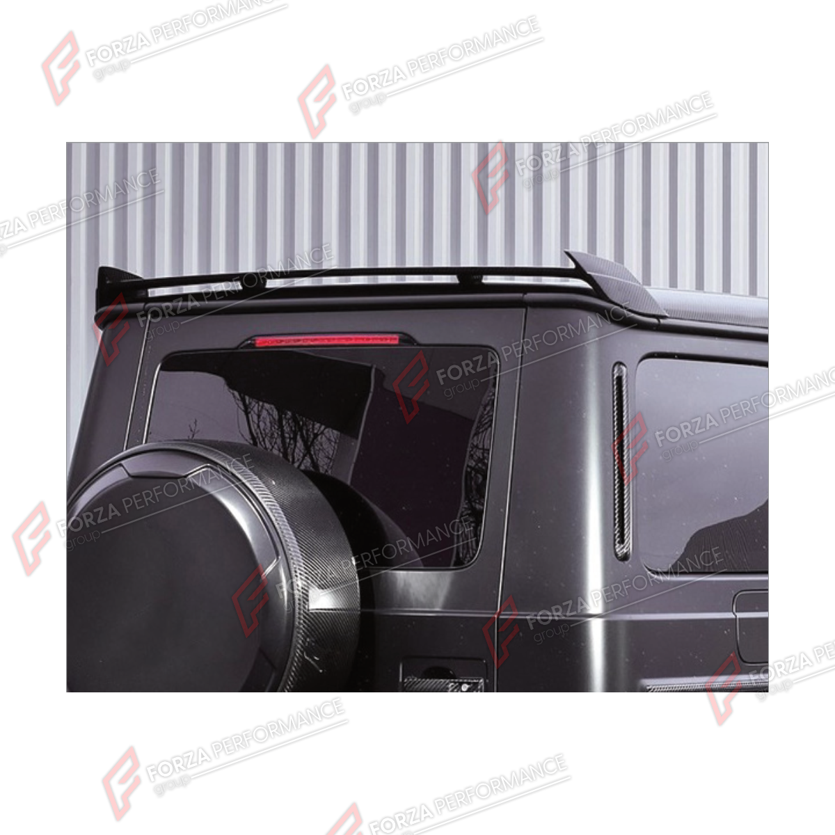 DRY CARBON REAR SPOILER WING for MERCEDES-BENZ G-CLASS W464 2019 - 2024 FORZA PERFORMANCE custom fit TOP Style

Set includes:
Rear Spoiler Wing

Material: Dry Carbon

NOTE: Professional installation is required.