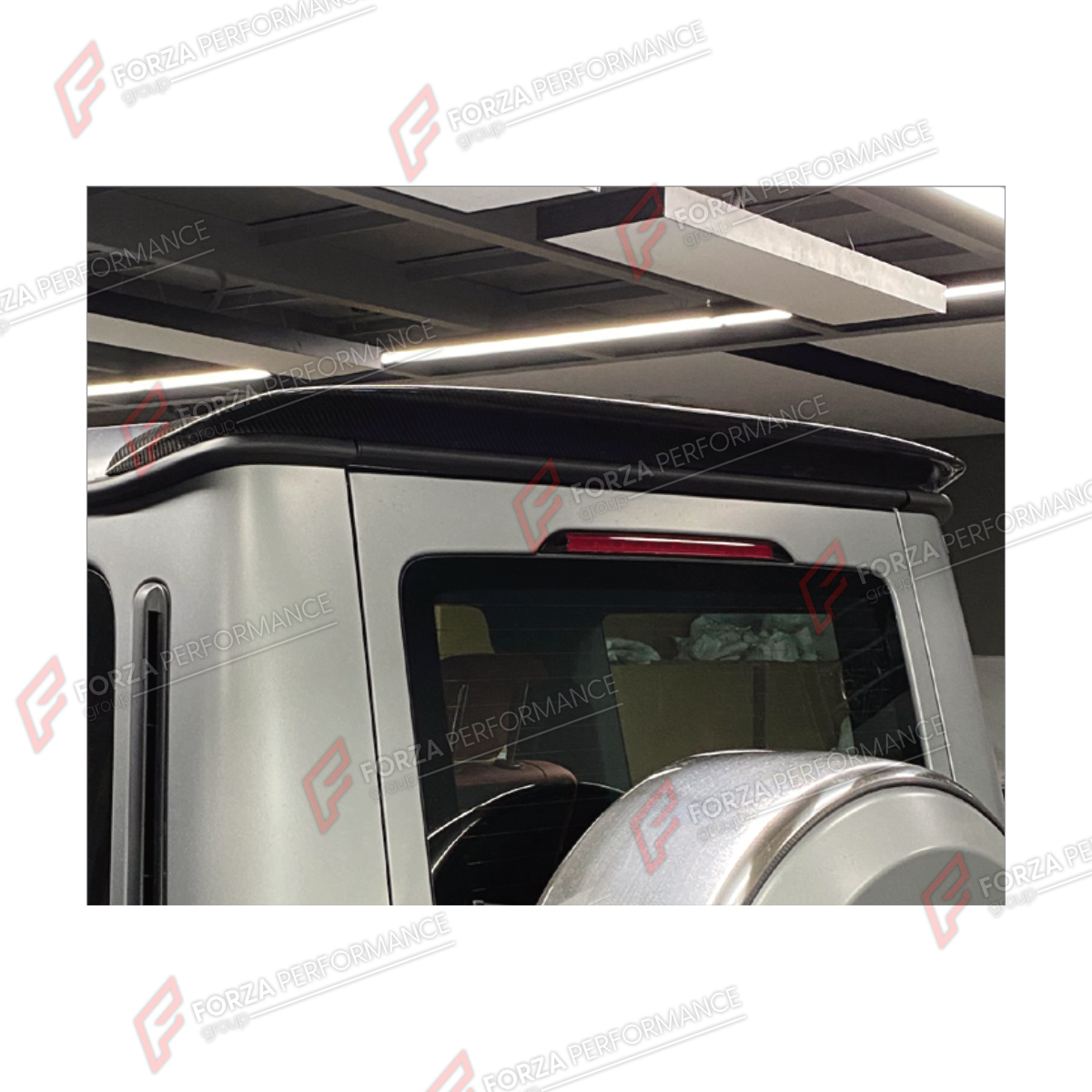 DRY CARBON REAR SPOILER WING for MERCEDES-BENZ G-CLASS W464 2019 - 2024

Set includes:
Rear Spoiler Wing

Material: Dry Carbon

NOTE: Professional installation is required.