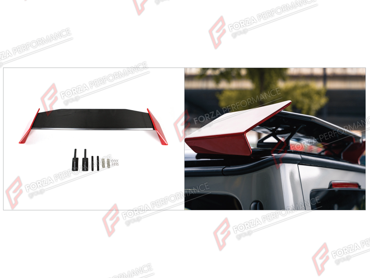 DRY CARBON REAR SPOILER WING for MERCEDES-BENZ G-CLASS W464 2019 - 2024 FORZA PERFORMANCE custom fit R Style

Set includes:
Rear Spoiler Wing

Material: Dry Carbon

NOTE: Professional installation is required.