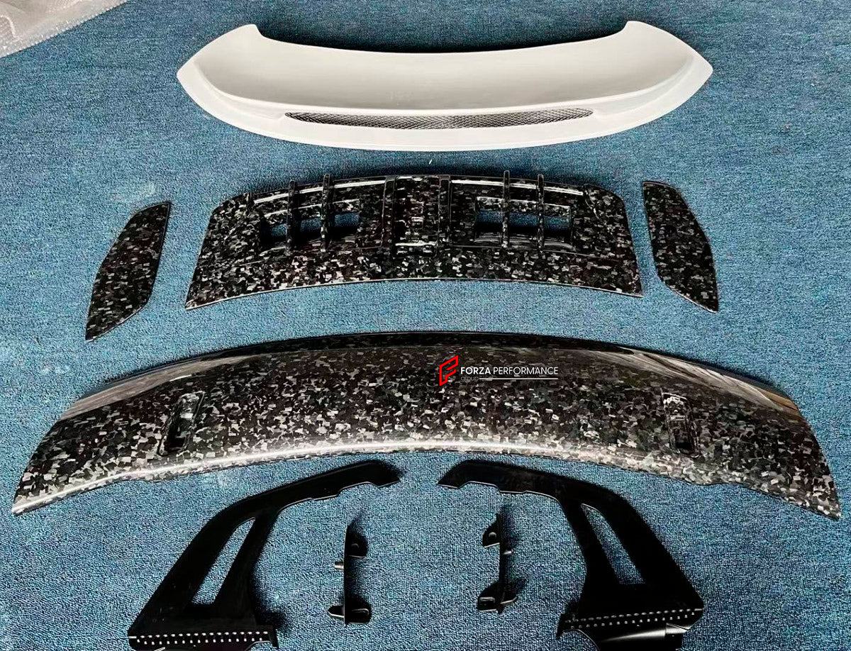 DRY CARBON Rear Spoiler Wing for Porsche 911 992 GT3 2019+
Set includes:

Rear Spoiler Wing
Material: Dry Carbon

NOTE: Professional installation is required.