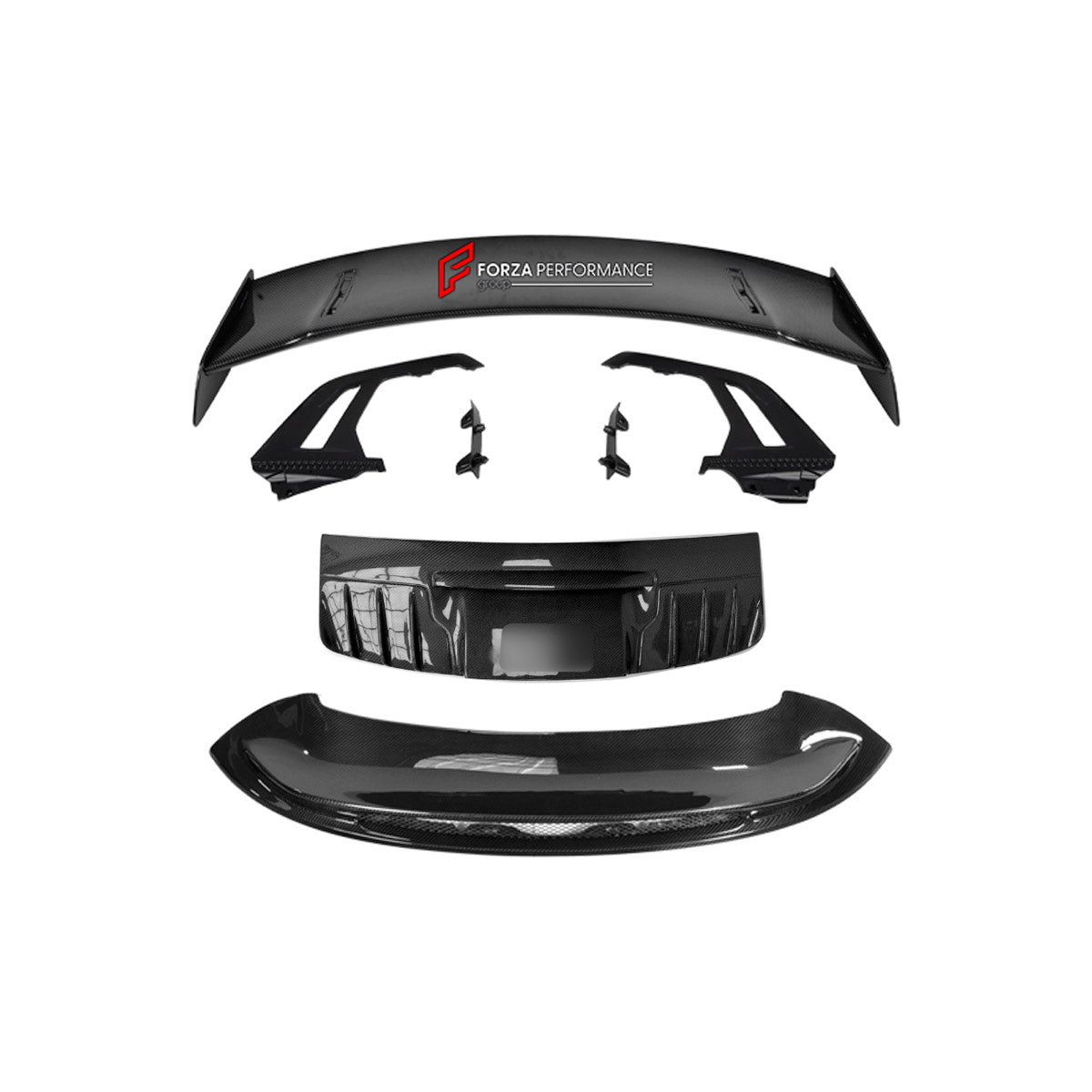 DRY CARBON Rear Spoiler Wing for Porsche 911 992 GT3 2019+
Set includes:

Rear Spoiler Wing
Material: Dry Carbon

NOTE: Professional installation is required.