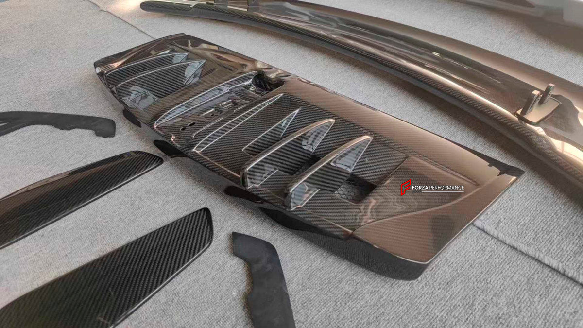 DRY CARBON Rear Spoiler Wing for Porsche 911 992 GT3 2019+
Set includes:

Rear Spoiler Wing
Material: Dry Carbon

NOTE: Professional installation is required.