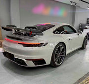 DRY CARBON Rear Spoiler Wing for Porsche 911 992 GT3 2019+
Set includes:

Rear Spoiler Wing
Material: Dry Carbon

NOTE: Professional installation is required.