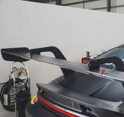 DRY CARBON Rear Spoiler Wing for Porsche 911 992 GT3 2019+
Set includes:

Rear Spoiler Wing
Material: Dry Carbon

NOTE: Professional installation is required.
