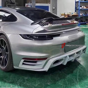 DRY CARBON Rear Spoiler Wing for Porsche 911 992 Turbo 2019+
Set includes:

Rear Spoiler Wing
Material: Dry Carbon

NOTE: Professional installation is required.