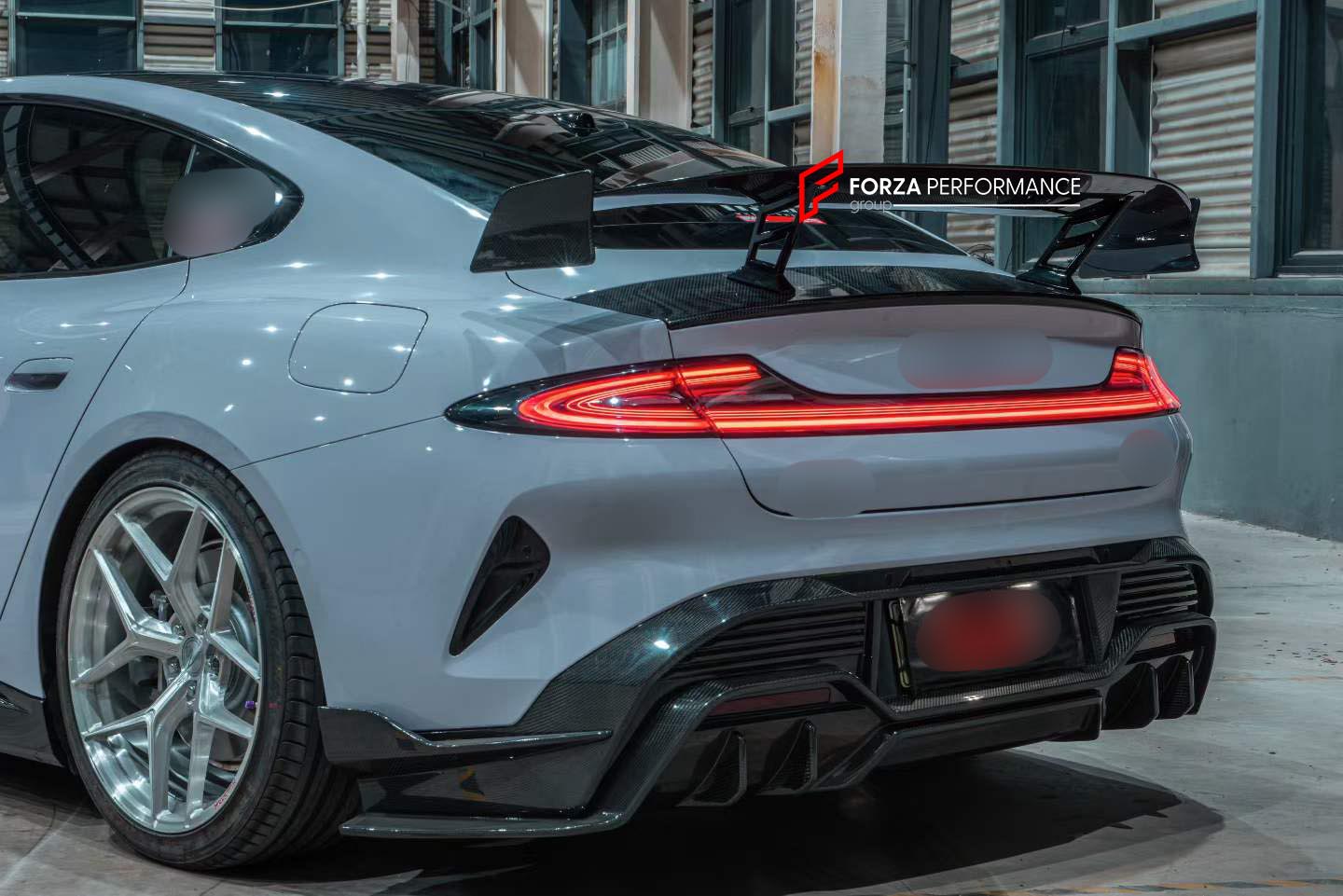 DRY CARBON REAR SPOILER WING for XIAOMI SU7 2024+ FORZA PERFORMANCE custom fit buy CGW style design