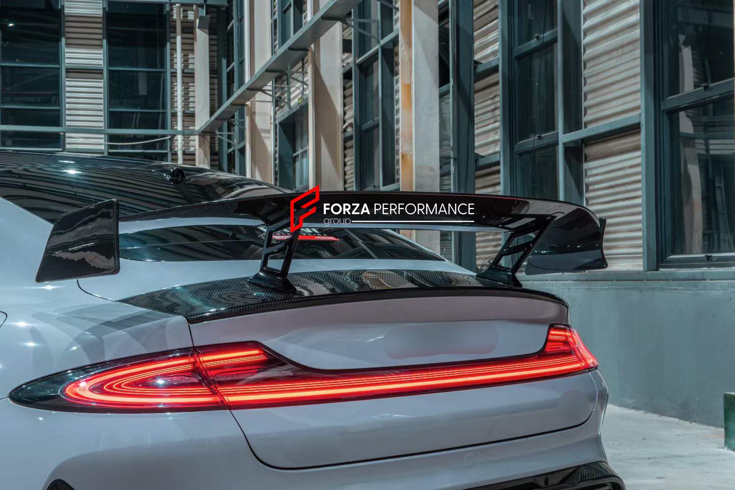 DRY CARBON REAR SPOILER WING for XIAOMI SU7 2024+ FORZA PERFORMANCE custom fit buy CGW style design