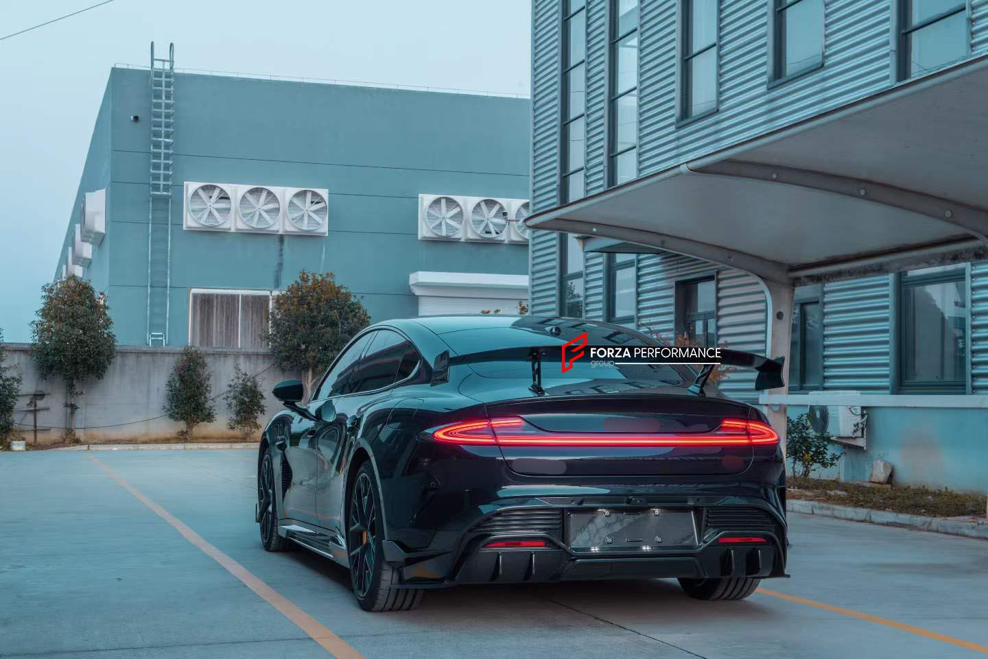 DRY CARBON REAR SPOILER WING for XIAOMI SU7 2024+ FORZA PERFORMANCE custom fit buy CGW style design