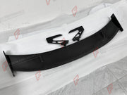 DRY CARBON REAR WING SPOILER for AUDI R8 4S 2016 - 2023 FORZA PERFORMANCE custom fit GT Style

Set includes:
Rear Wing Spoiler
Wing Mounting Brackets

Material: Dry Carbon

NOTE: Professional installation is required.